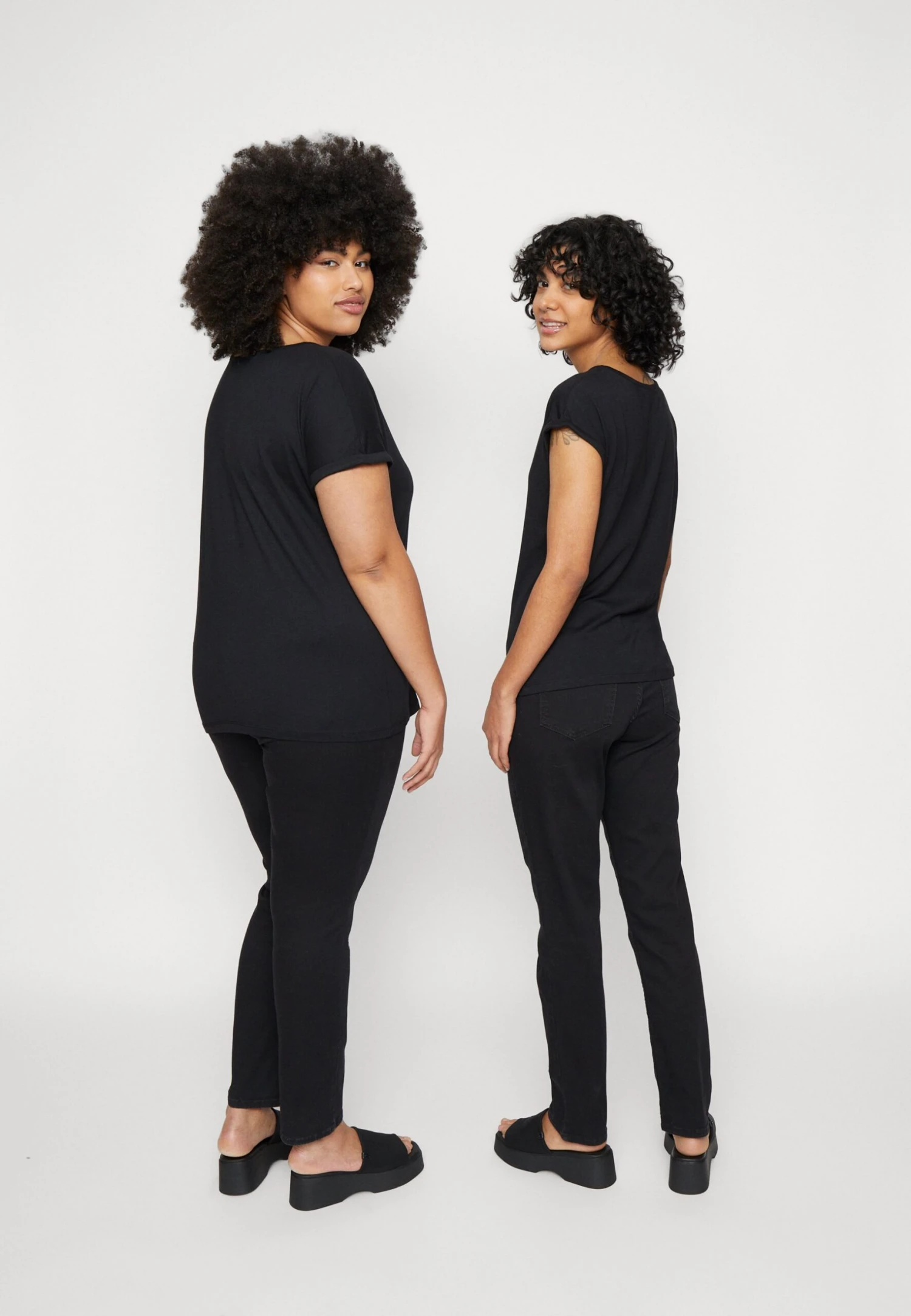 Anna Field 3 Pack - Print T-Shirt - Light Blue/White/Black 5 Anna Field 3 Pack - Print T-Shirt - Light Blue/White/Black - Image 5