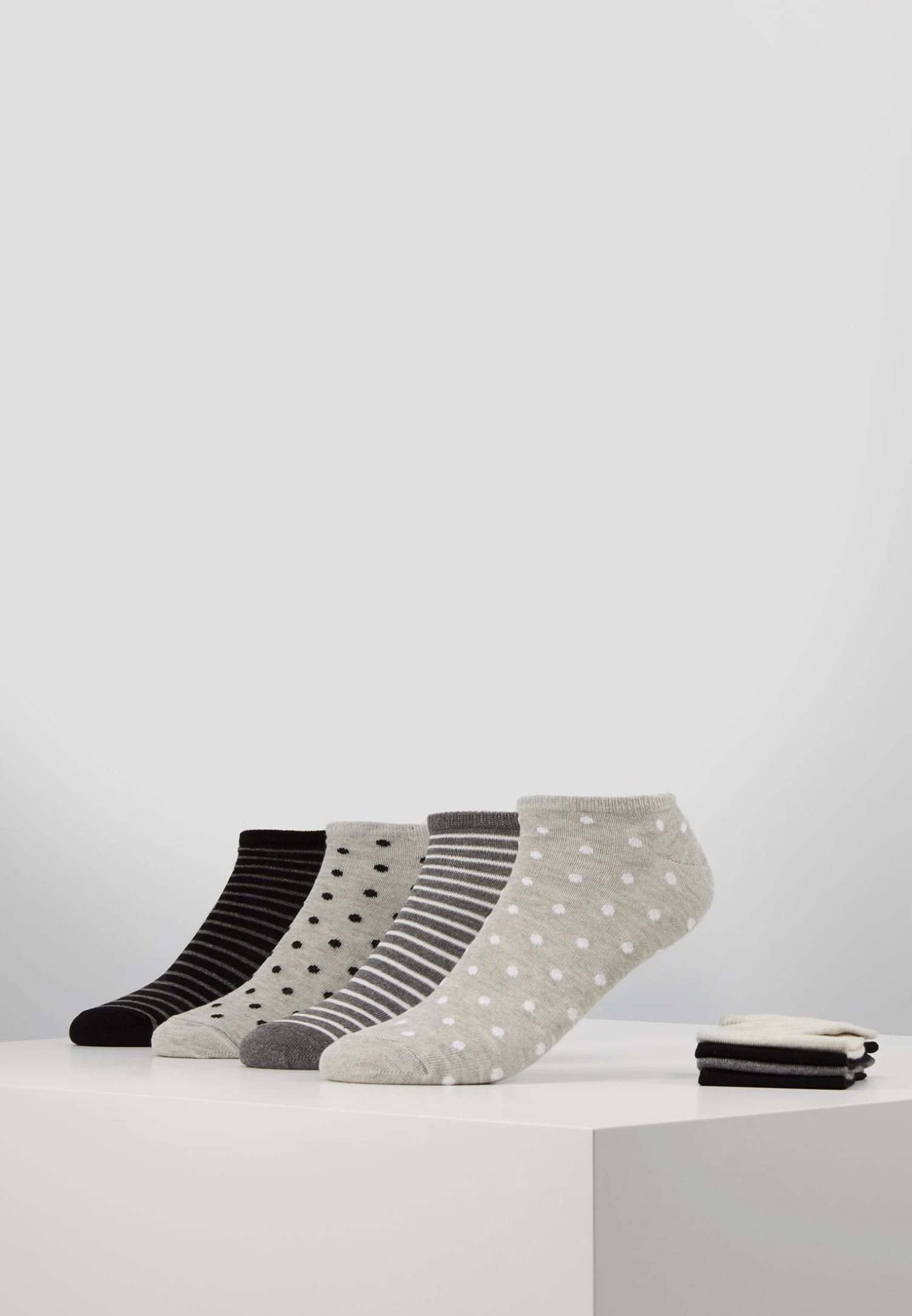 Anna Field 8Pp Spot Stripe - Socks 1 Anna Field 8Pp Spot Stripe - Socks