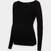Nursing Overlap - Jumper - Black