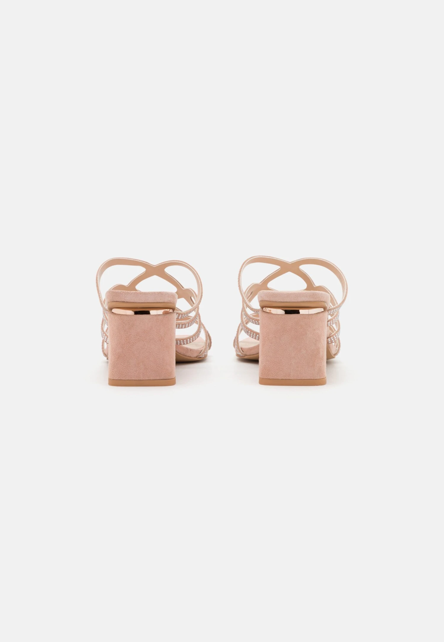 Anna Field Leather- Heeled Mules - Light Pink 4 Anna Field Leather- Heeled Mules - Light Pink - Image 4
