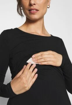 Nursing Function Longsleeve Tee - Long Sleeved Top - Black -Fashion Shop 8a960e6aaddc44c1bffcc3effba28a70