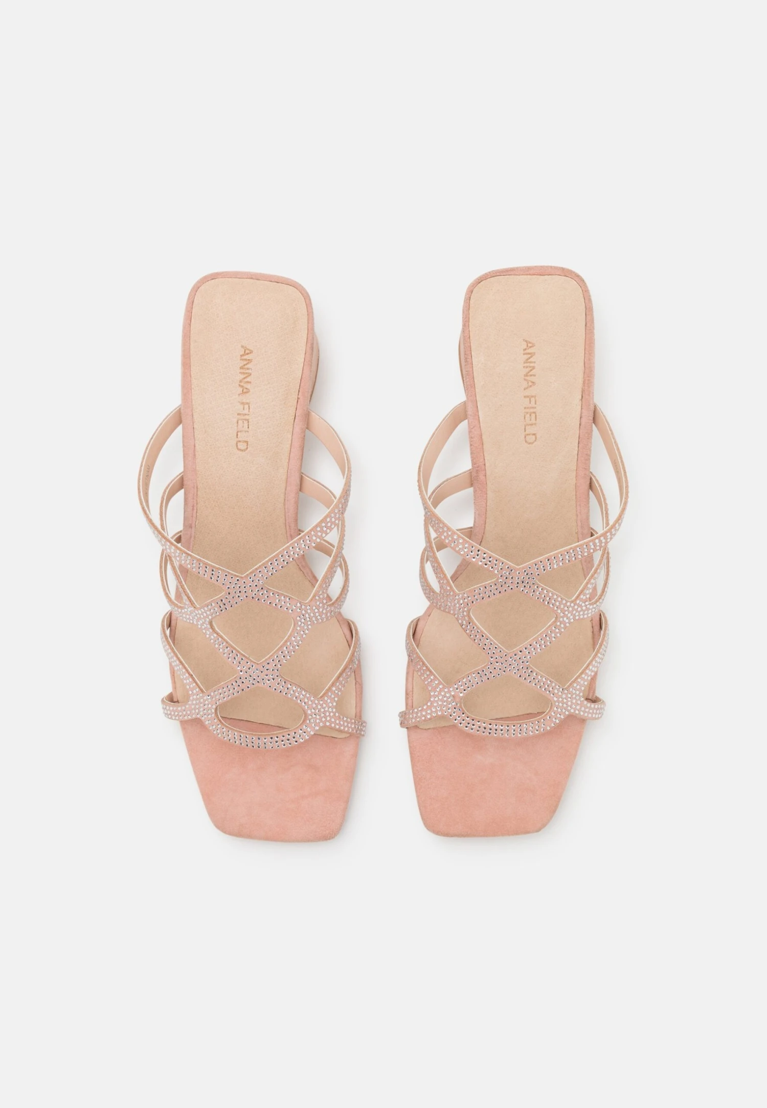 Anna Field Leather- Heeled Mules - Light Pink 6 Anna Field Leather- Heeled Mules - Light Pink - Image 6