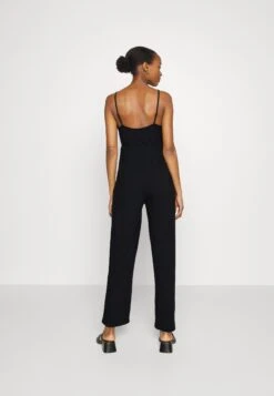 Strappy Drappy Cintered- Jumpsuit - Black -Fashion Shop 91d401d590744b92b6e42af8f0a9fffc