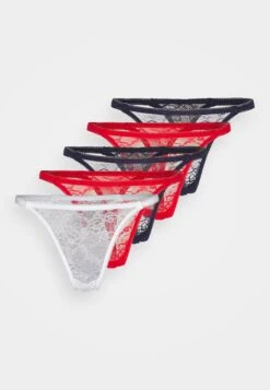 Anna Field 5 Pack - Thong - Red/Blue/White -Fashion Shop 922a7cbbea3c4736937b922f425e5eb5
