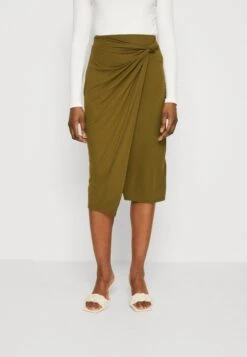 Anna Field Front Knot Midi Skirt - Wrap Skirt