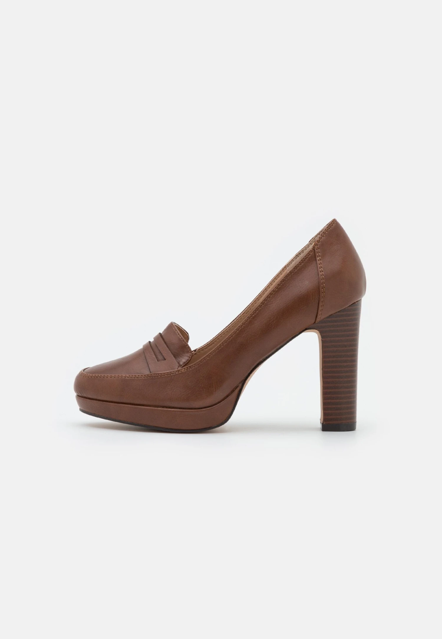 Anna Field Platform Heels - Cognac 2 Anna Field Platform Heels - Cognac - Image 2