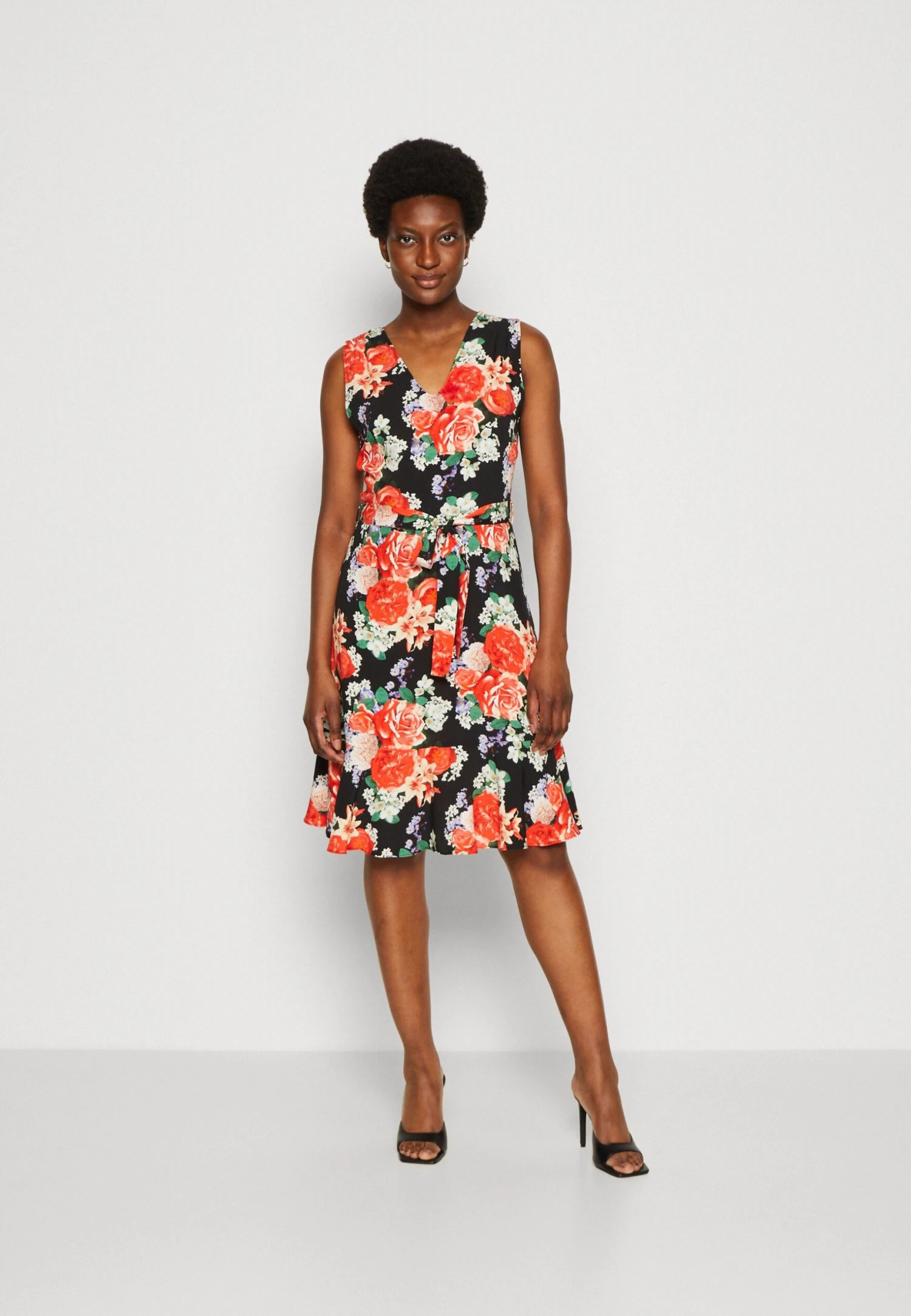 Anna Field Day Dress - Black/Red 1 Anna Field Day Dress - Black/Red