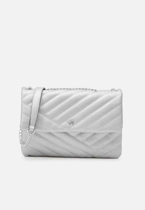 Anna Field Across Body Bag - Silver-Coloured -Fashion Shop 9ad97dbd9d4d4d2cb370da3479ad1f25