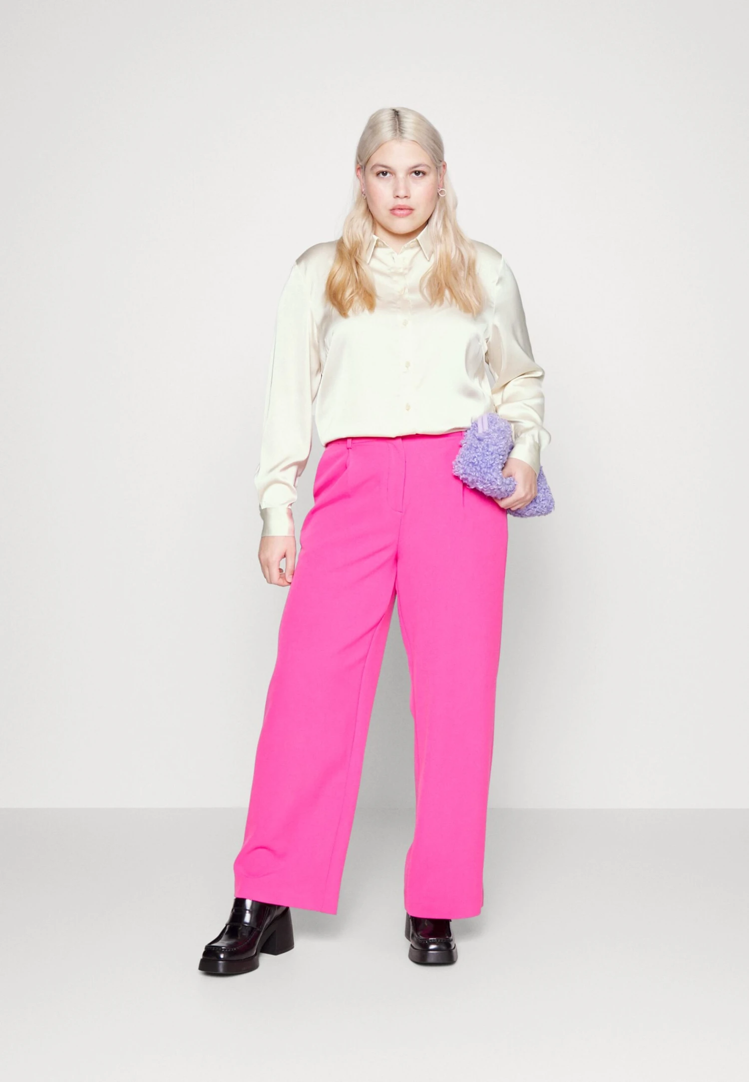 Button-Down Blouse - Off-White 2 Button-Down Blouse - Off-White - Image 2