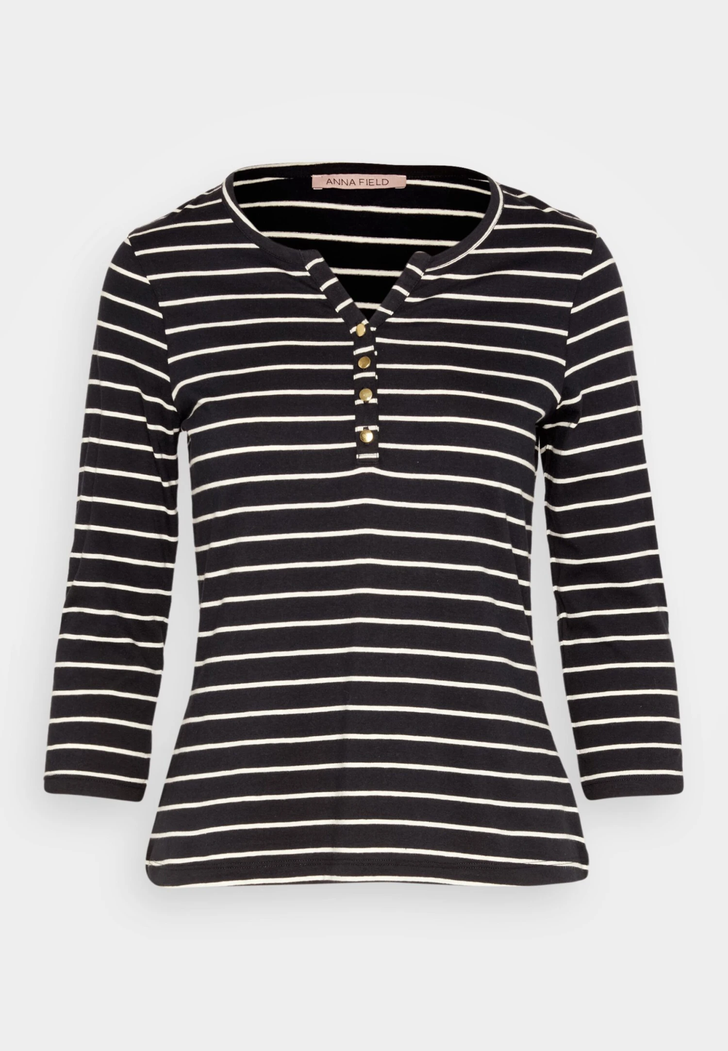 Anna Field Long Sleeved Top - Black White 5 Anna Field Long Sleeved Top - Black White - Image 5