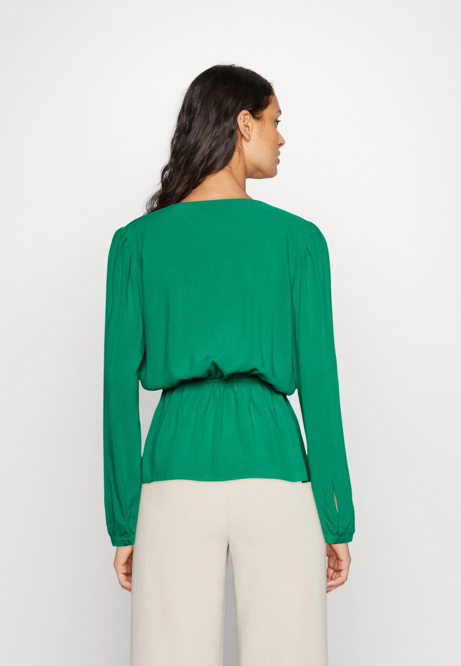 Anna Field Peplum - Blouse - Green 3 Anna Field Peplum - Blouse - Green - Image 3
