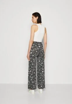 Anna Field Trousers - Black/White -Fashion Shop a5a7e38fbf5346d8a106b524fe2bad37