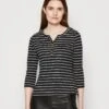 Anna Field Long Sleeved Top - Black White