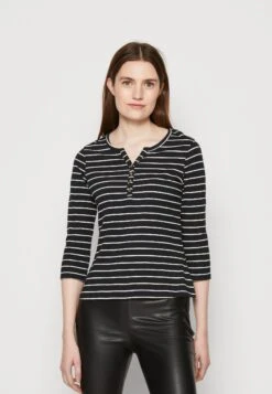 Anna Field Long Sleeved Top - Black White