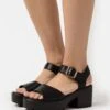 Anna Field Platform Sandals - Black