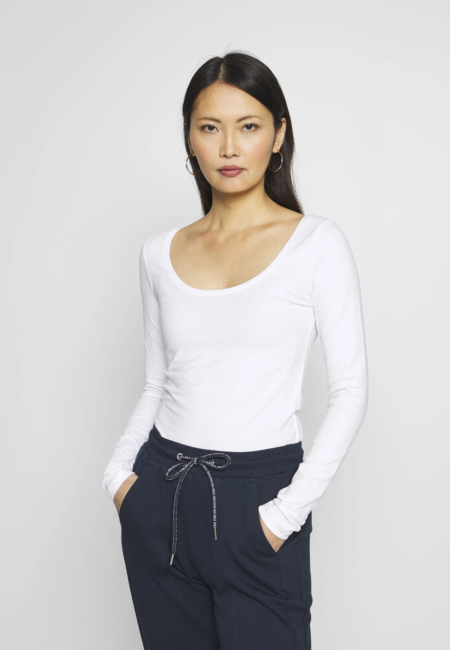 Anna Field Long Sleeved Top - White 1 Anna Field Long Sleeved Top - White