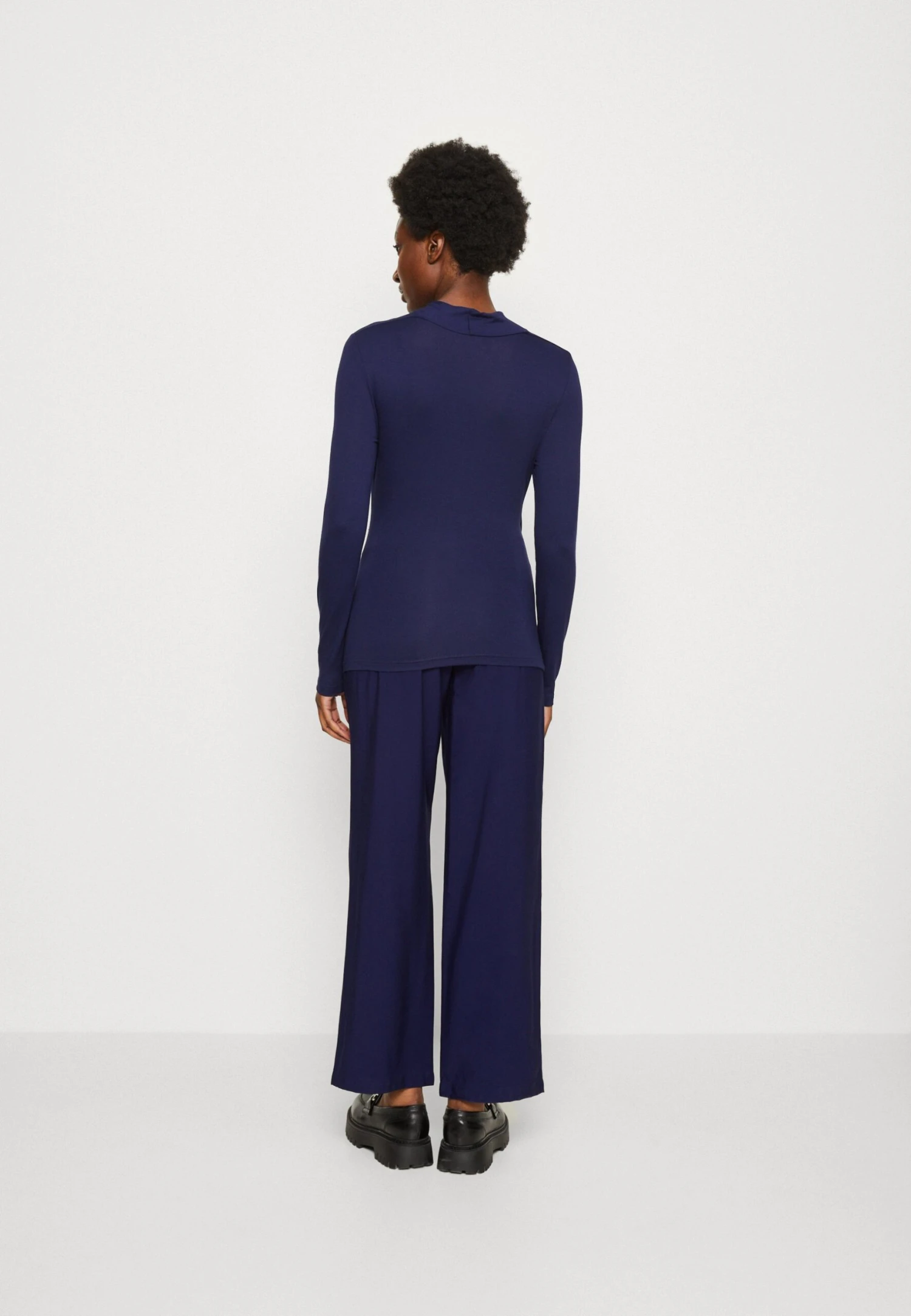 Anna Field Long Sleeved Top - Dark Blue 3 Anna Field Long Sleeved Top - Dark Blue - Image 3