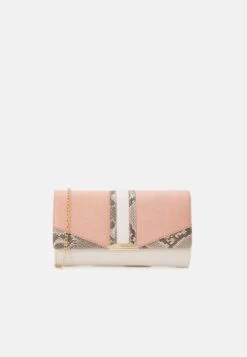 Anna Field Clutch - Offwhite/Pink