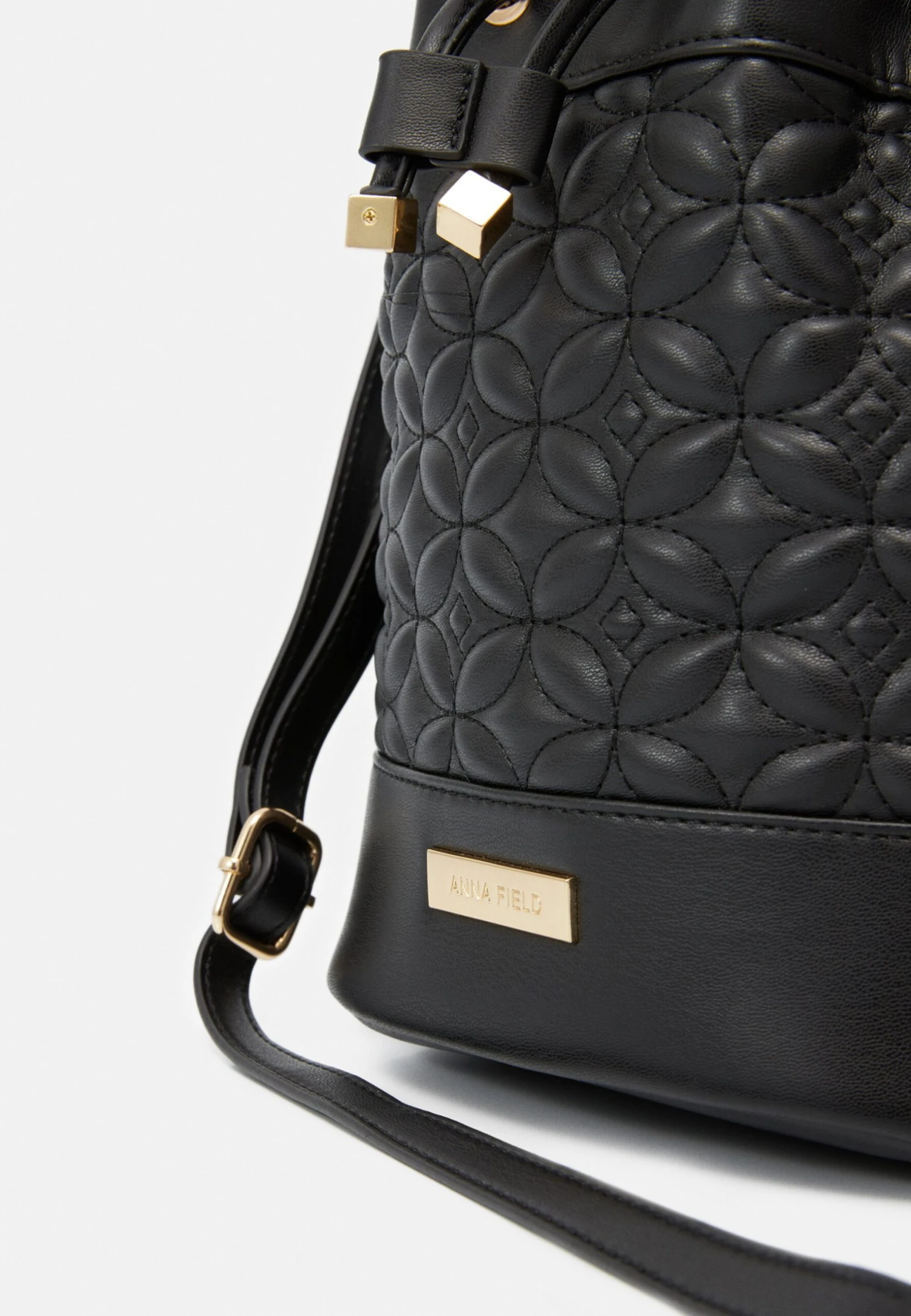 Anna Field Across Body Bag - 802 - Black 5 Anna Field Across Body Bag - 802 - Black - Image 5