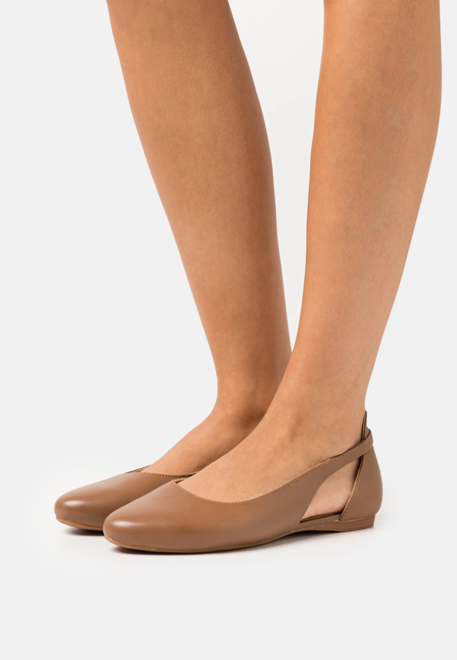 Leather- Ballet Pumps - Cognac 1 Leather- Ballet Pumps - Cognac