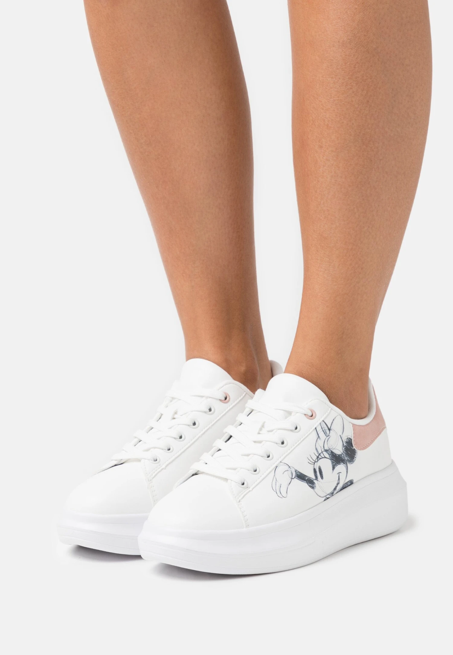 Anna Field Disney Mickey Mouse - Trainers - White/Light Pink 1 Anna Field Disney Mickey Mouse - Trainers - White/Light Pink