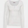 Anna Field Long Sleeved Top - White