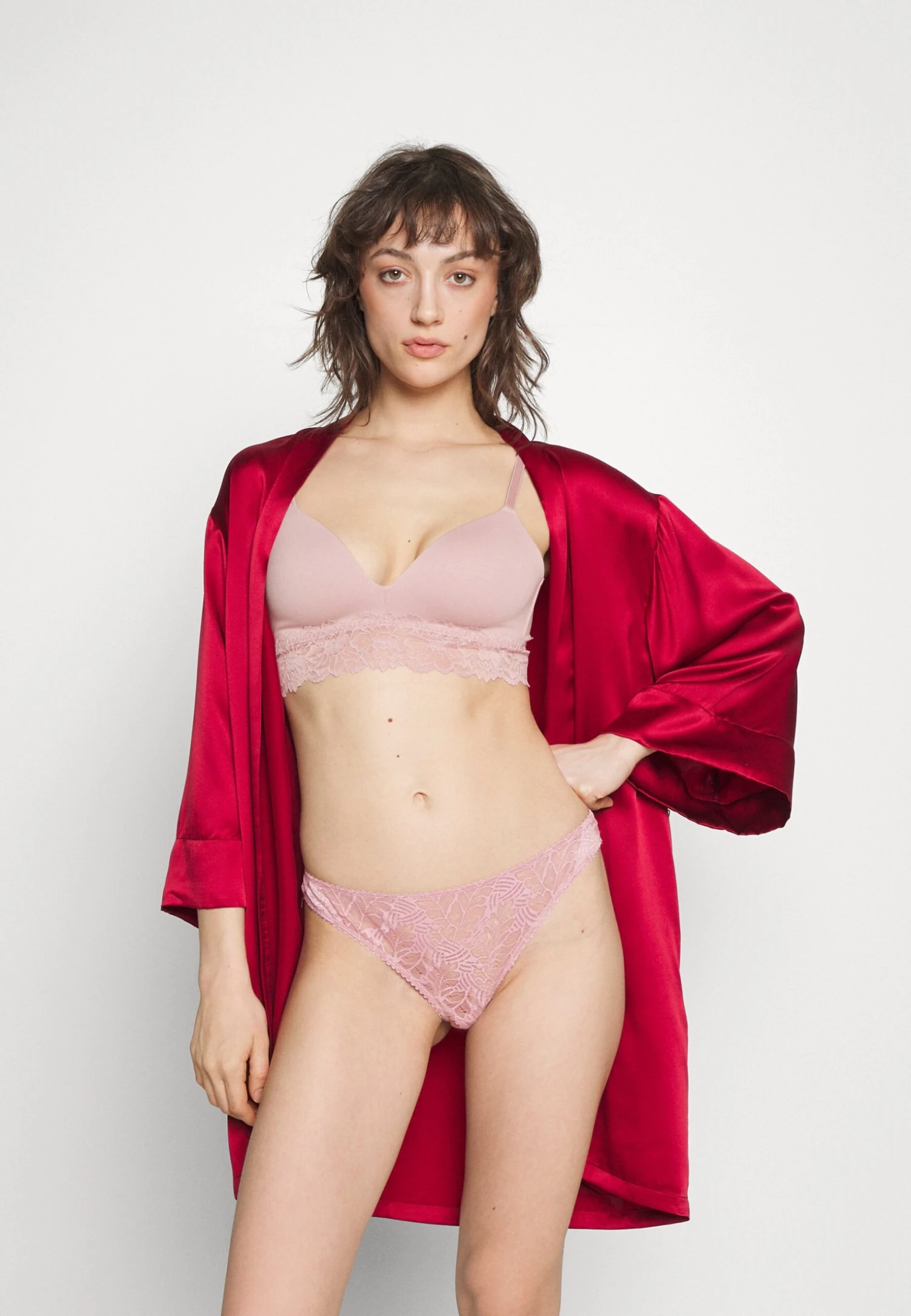 Anna Field 2 Pack - Triangle Bra - Grey/Pink 1 Anna Field 2 Pack - Triangle Bra - Grey/Pink