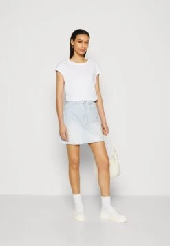 Anna Field 3 Pack - Basic T-Shirt - White/Mottled Light Grey