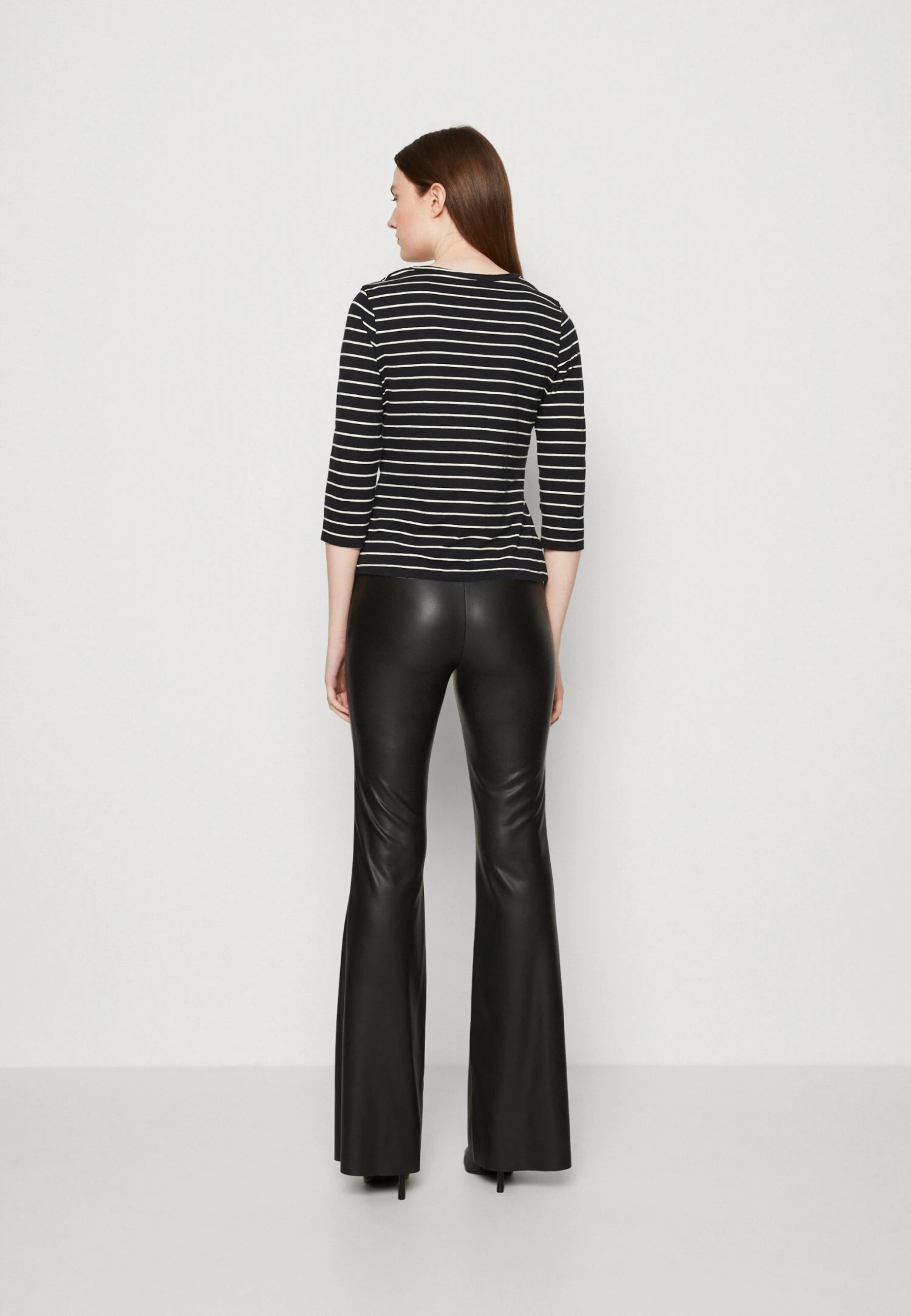 Anna Field Long Sleeved Top - Black White 3 Anna Field Long Sleeved Top - Black White - Image 3