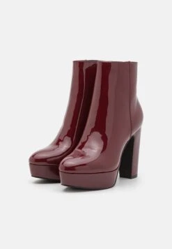 Anna Field High Heeled Ankle Boots - Dark Red 8 Anna Field High Heeled Ankle Boots - Dark Red -Fashion Shop bbddd1c8a07444aa8ffbed290a1c4352