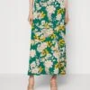 Anna Field Maxi Skirt - Dark Green/Multicoloured