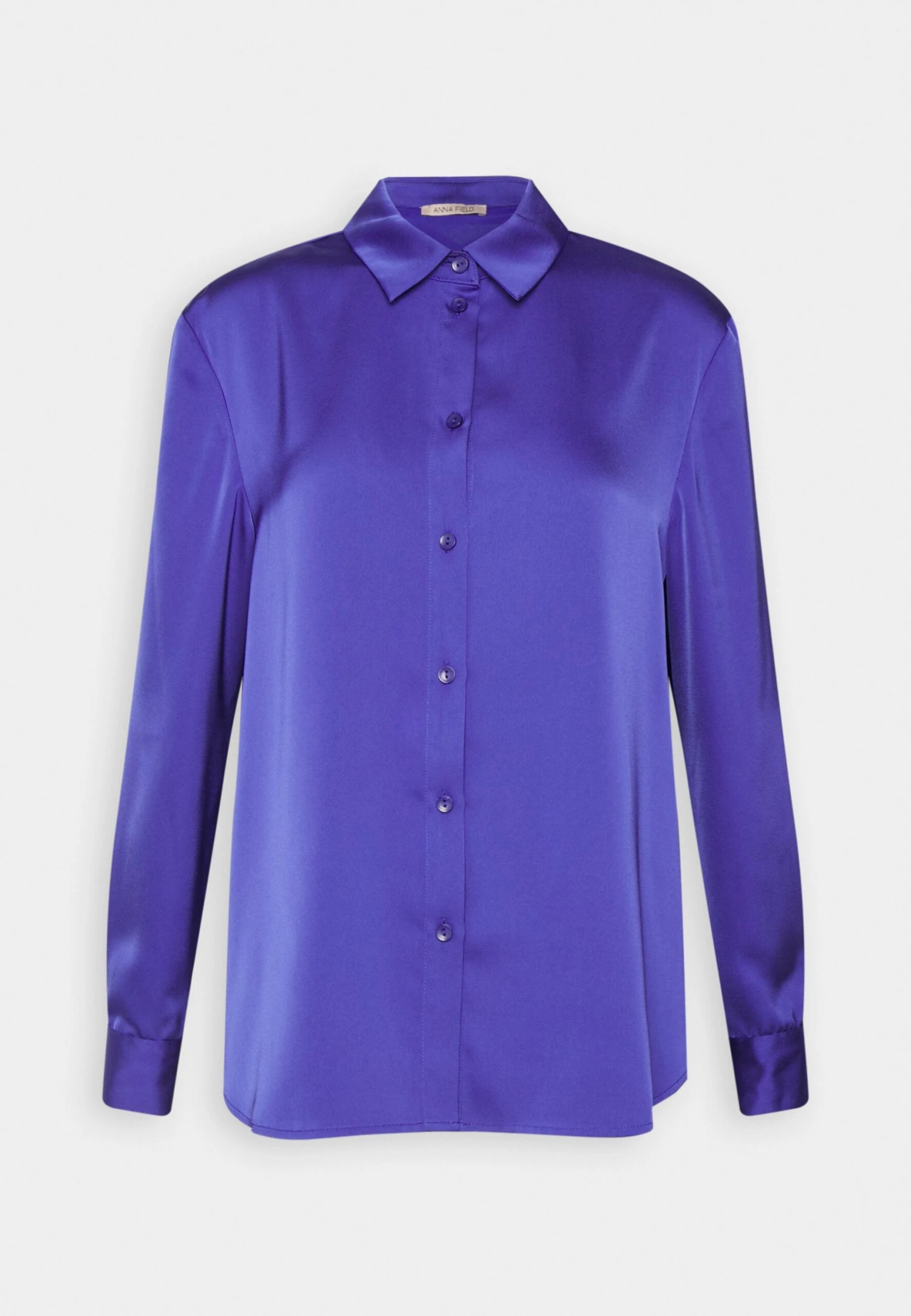 Anna Field Button-Down Blouse - Dark Blue 4 Anna Field Button-Down Blouse - Dark Blue - Image 4