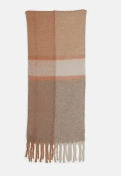 Anna Field Scarf - Orange/Beige/Grey