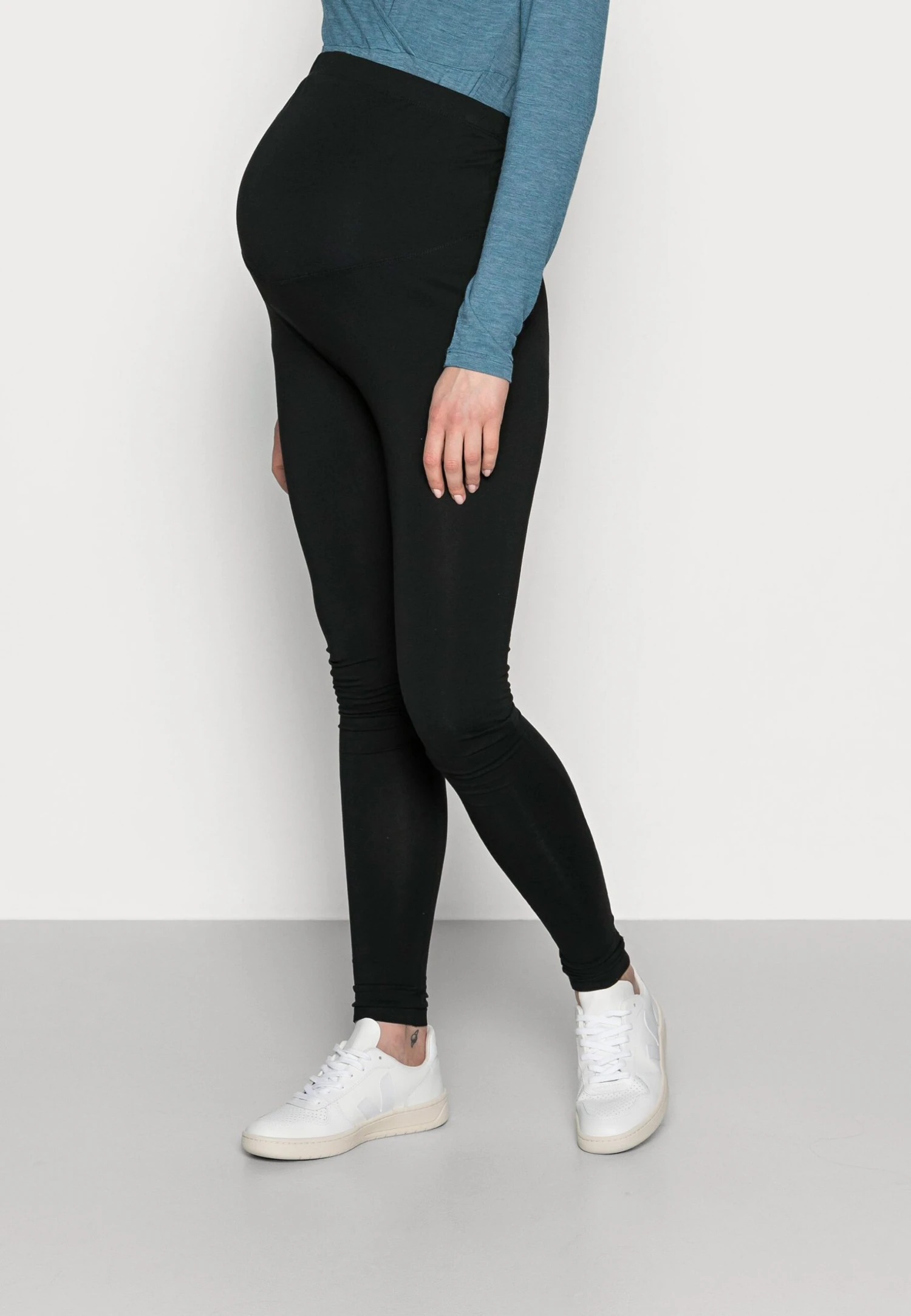 7/8 Length Maternity Leggings 2 Pack - Leggings - Trousers - Black 4 7/8 Length Maternity Leggings 2 Pack - Leggings - Trousers - Black - Image 4