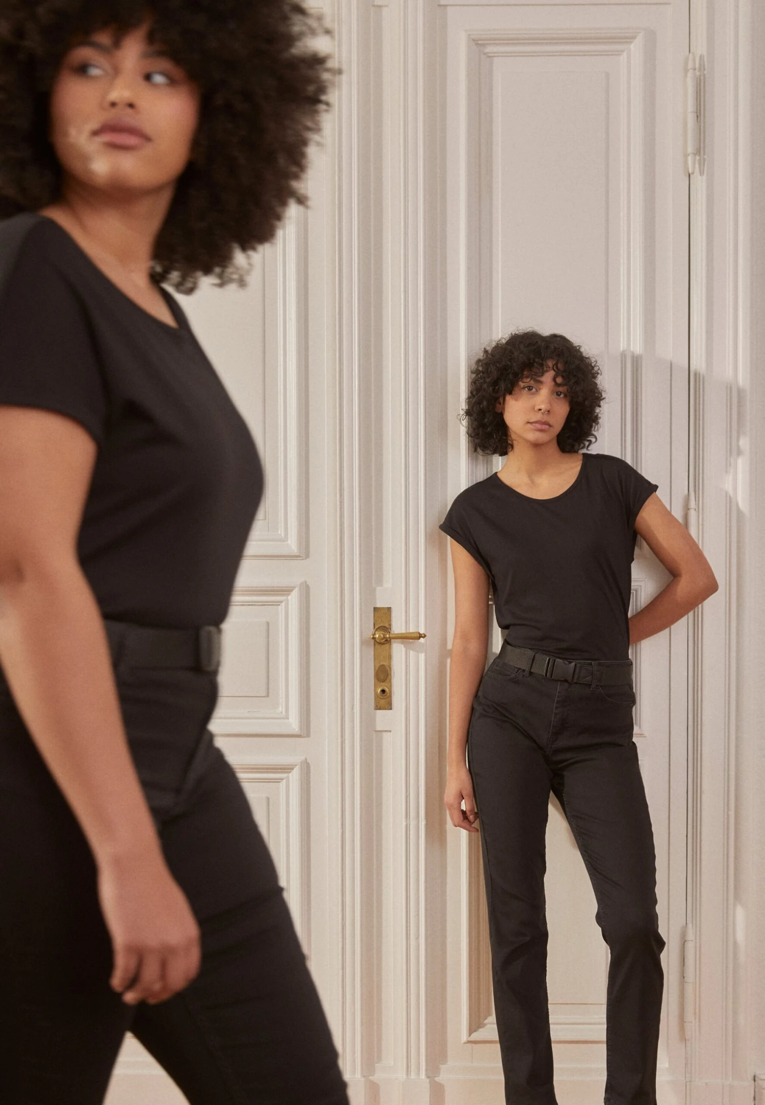 Anna Field 3 Pack - Print T-Shirt - Light Blue/White/Black 2 Anna Field 3 Pack - Print T-Shirt - Light Blue/White/Black - Image 2