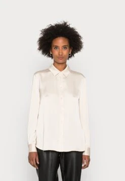 Anna Field Button-Down Blouse - Nude