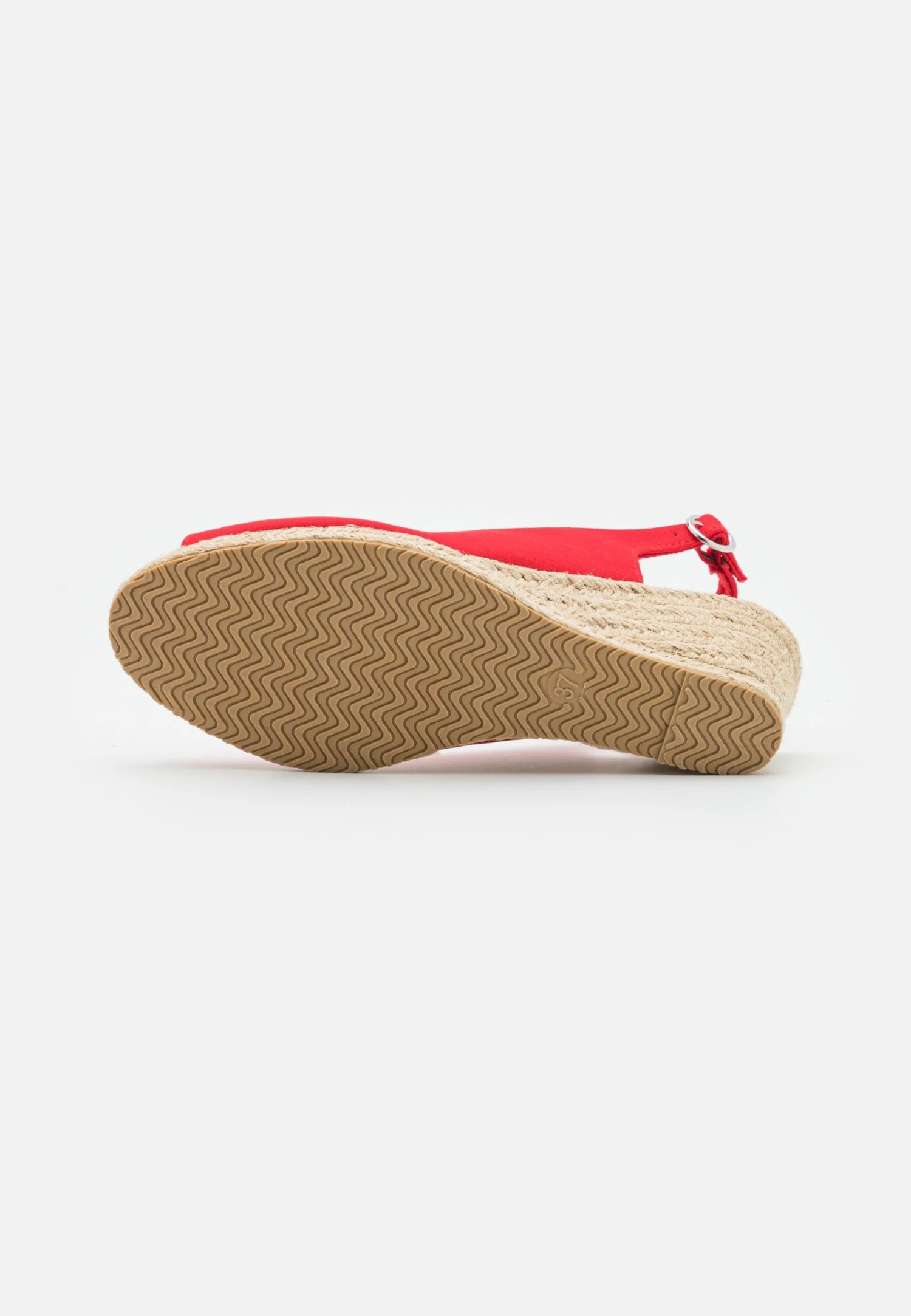 Anna Field Wedge Sandals - Red 5 Anna Field Wedge Sandals - Red - Image 5