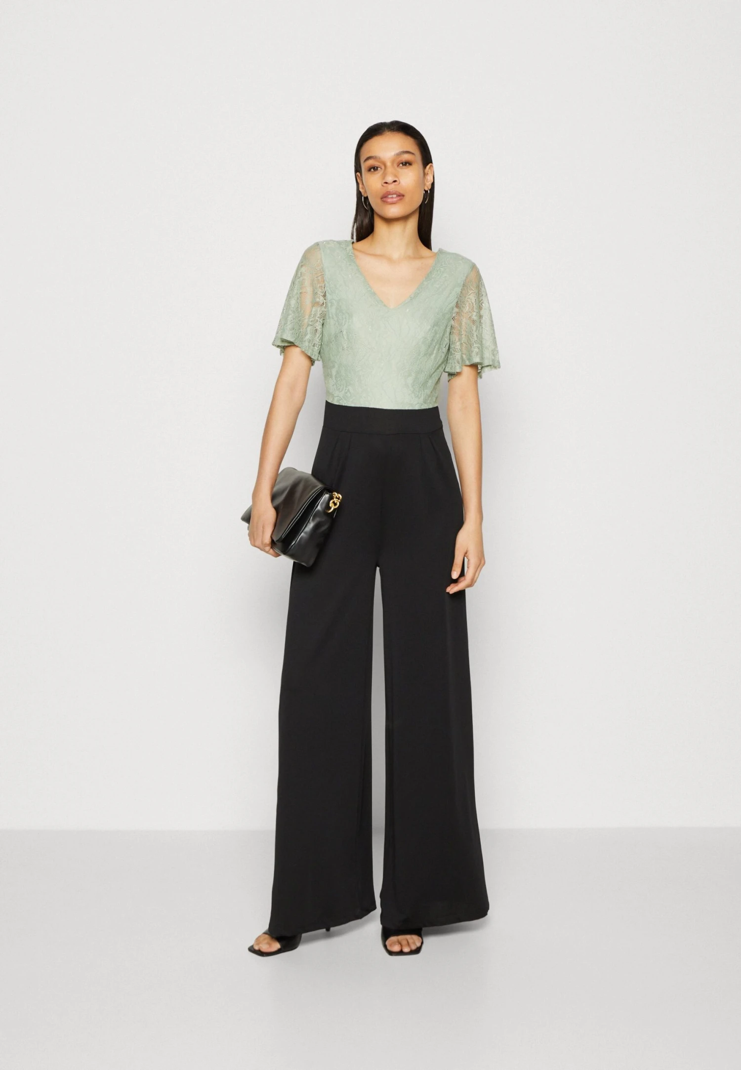 Anna Field Jumpsuit - Light Green/Black 2 Anna Field Jumpsuit - Light Green/Black - Image 2