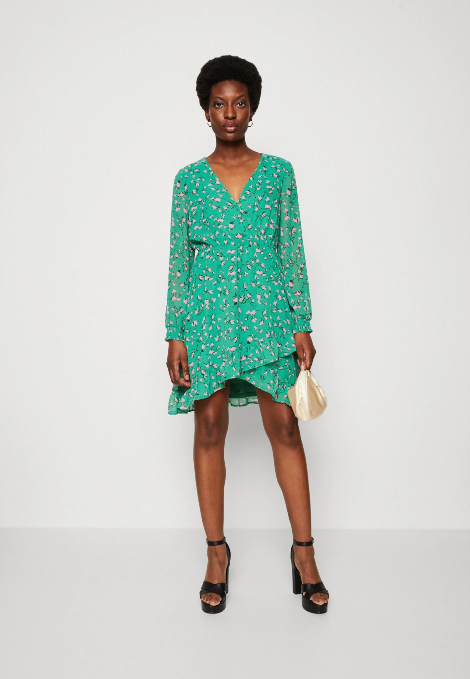 Anna Field Day Dress - Green/Multi Coloured 2 Anna Field Day Dress - Green/Multi Coloured - Image 2