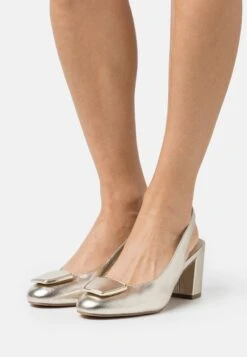 Anna Field Leather - Classic Heels - Gold