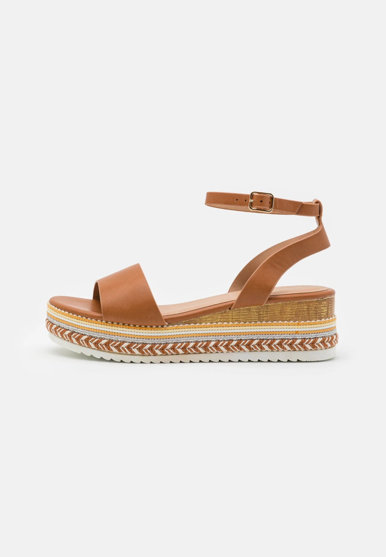 Anna Field Platform Sandals - Cognac 2 Anna Field Platform Sandals - Cognac - Image 2