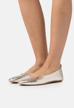 Anna Field Leather - Ballet Pumps - Gold