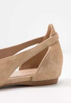 Leather- Ballet Pumps - Beige -Fashion Shop cf2ce5fd5e024870ba6662b7e3199916