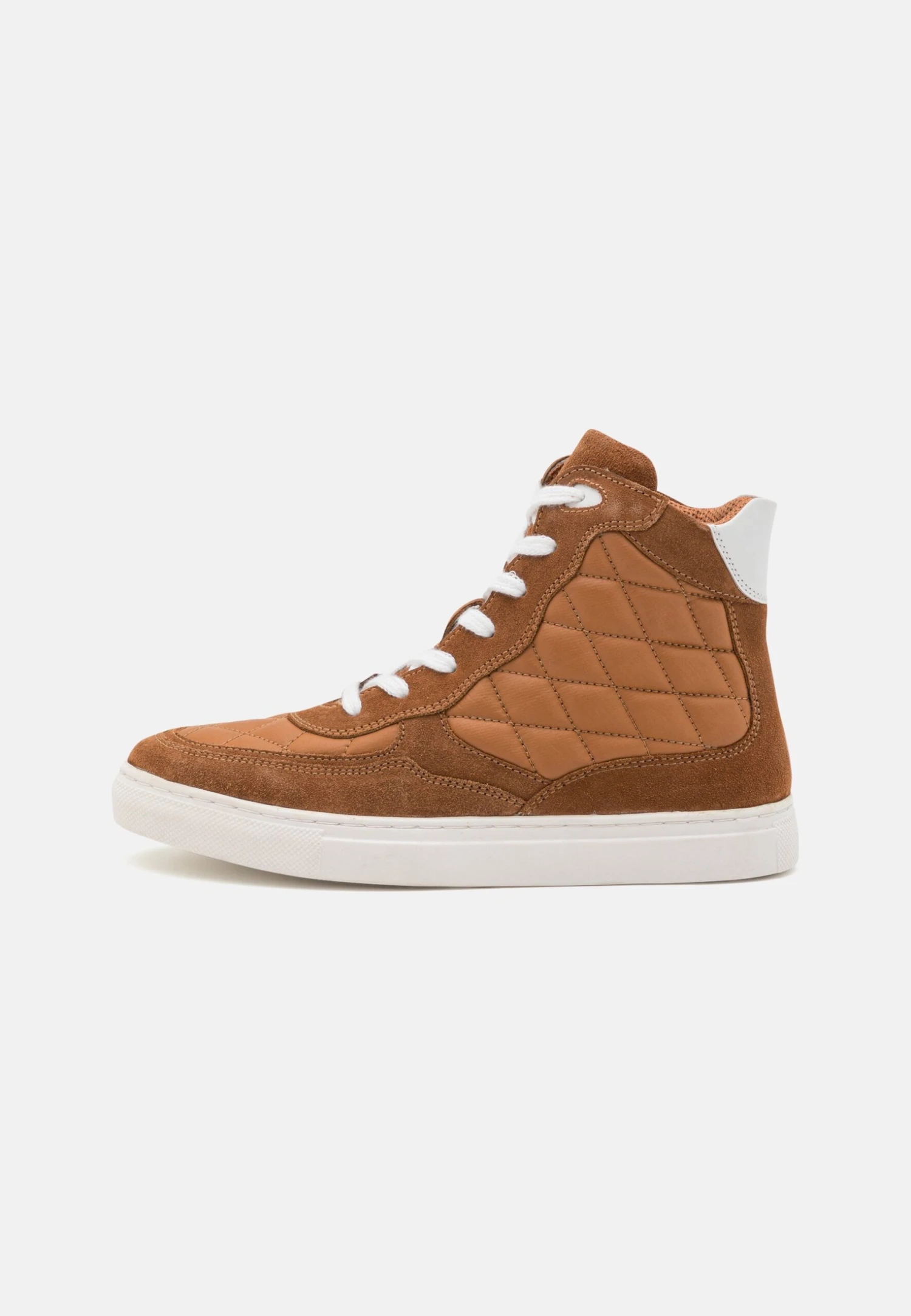 Anna Field Leather - High-Top Trainers - Cognac 2 Anna Field Leather - High-Top Trainers - Cognac - Image 2