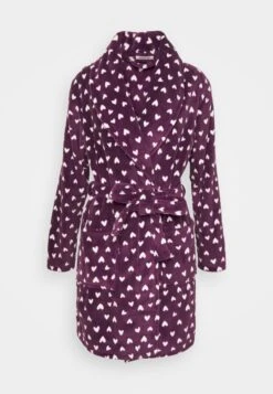 Anna Field Dressing Gown - Dark Red/Beige -Fashion Shop d0ed8c68b69946aeab89b9bce19c7275