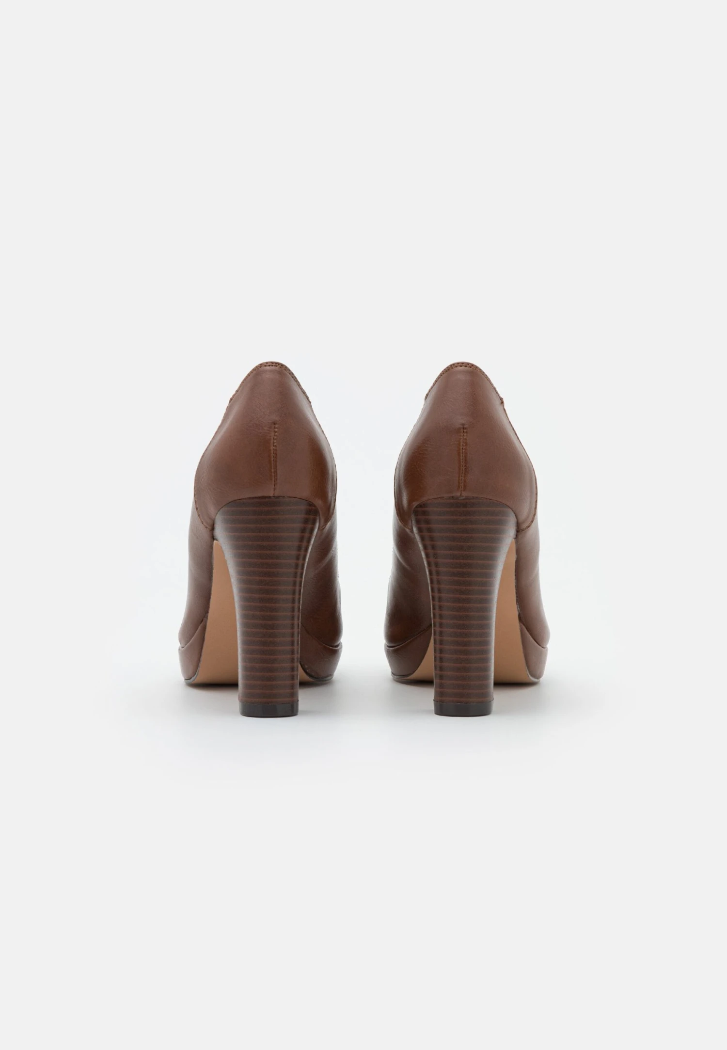 Anna Field Platform Heels - Cognac 4 Anna Field Platform Heels - Cognac - Image 4