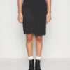 Panel Asymmetric Skirt - Mini Skirt