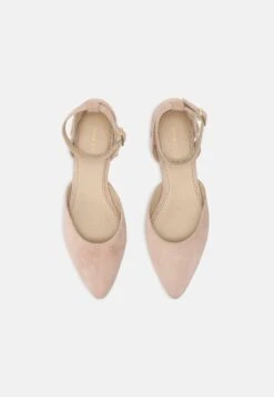 Anna Field Leather - Ankle Strap Ballet Pumps - Beige -Fashion Shop d6f403df9d8a48f199c494cdacc6c2ff