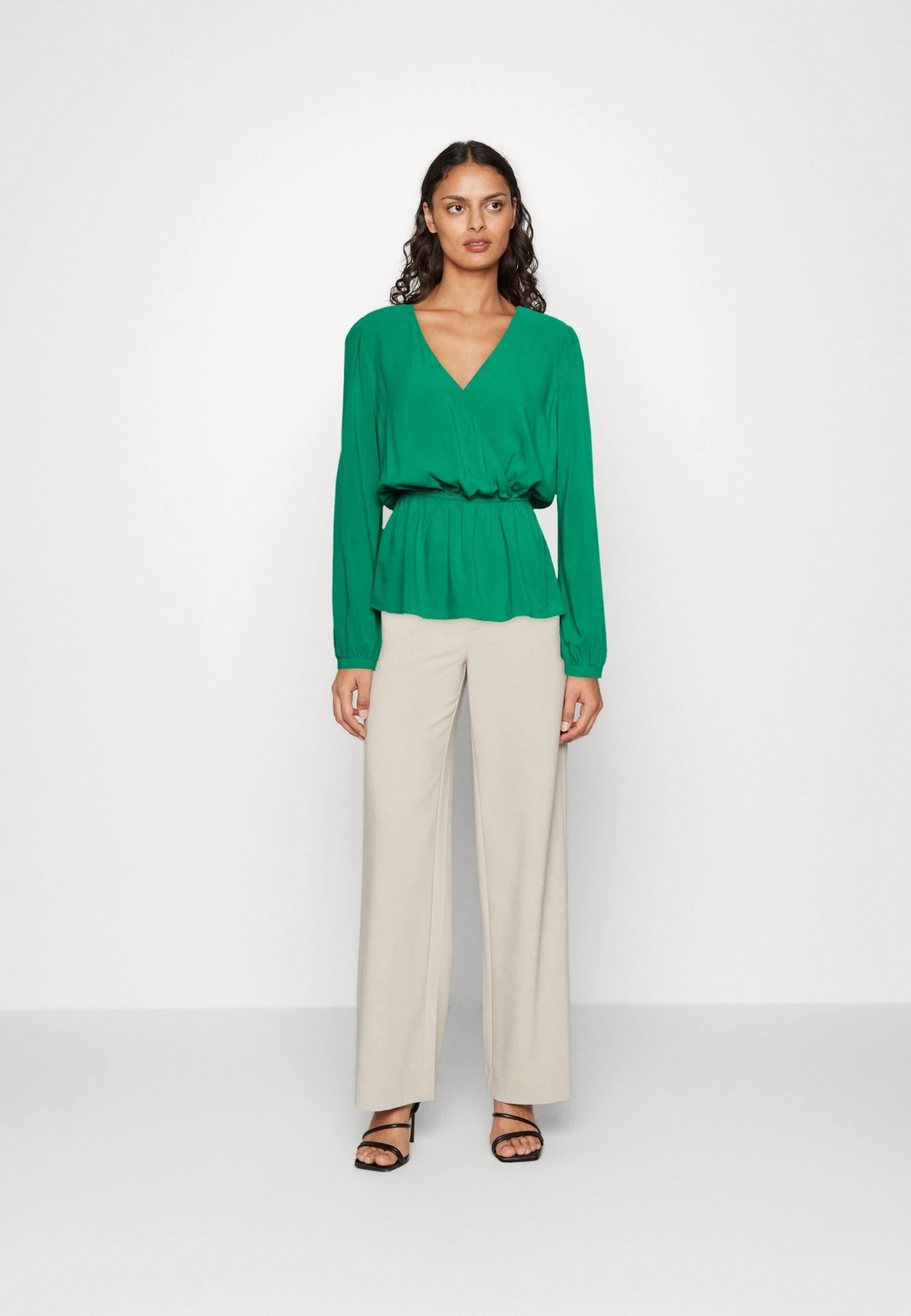 Anna Field Peplum - Blouse - Green 2 Anna Field Peplum - Blouse - Green - Image 2