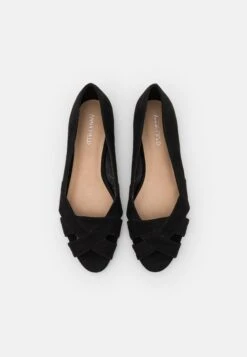 Anna Field Peeptoe Ballet Pumps - Black -Fashion Shop dcdc722a60414d5c9479f1d98279387a